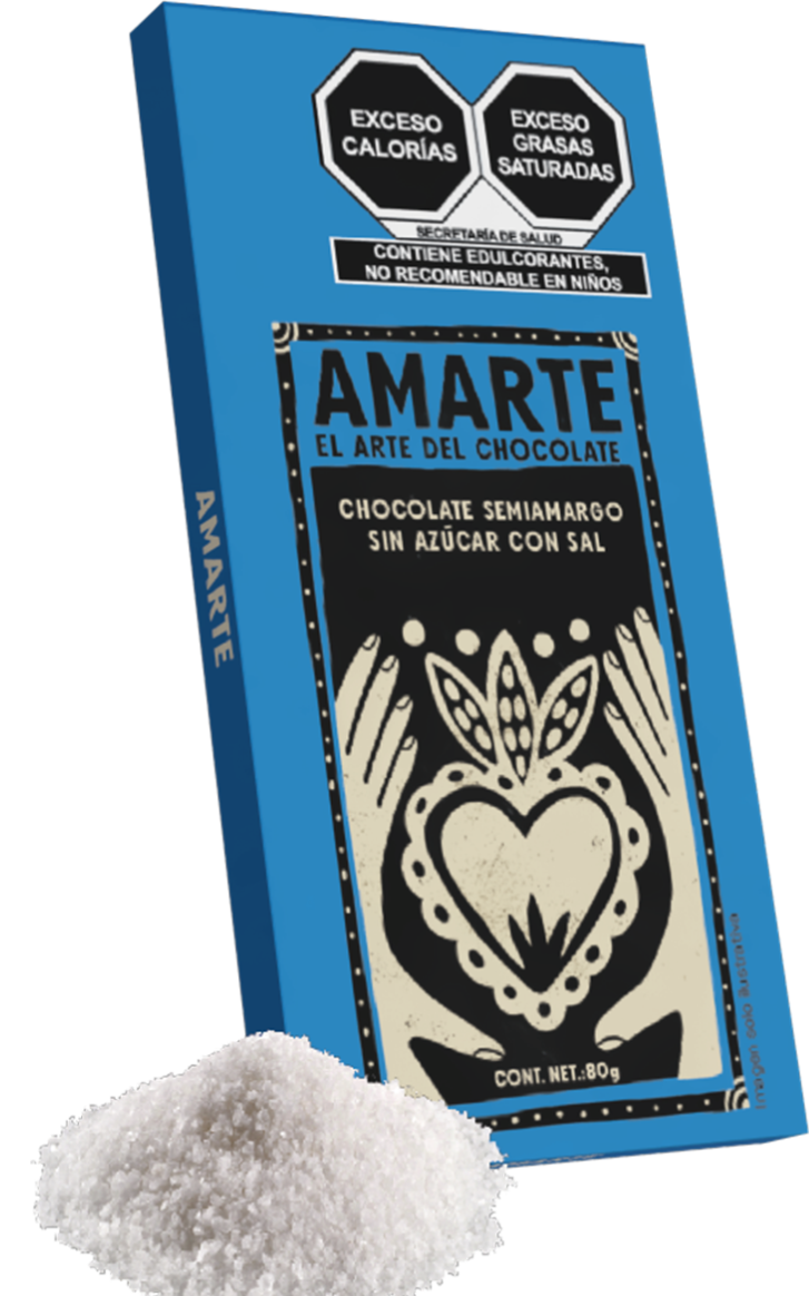 Chocolate Semiamargo Sin Azúcar Con Sal