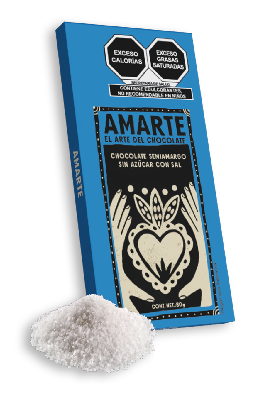 Chocolate Semiamargo Sin Azúcar Con Sal